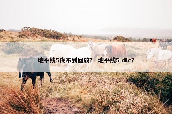 地平线5找不到回放？ 地平线5 dlc？