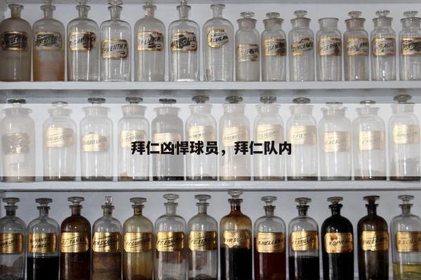 拜仁凶悍球员，拜仁队内