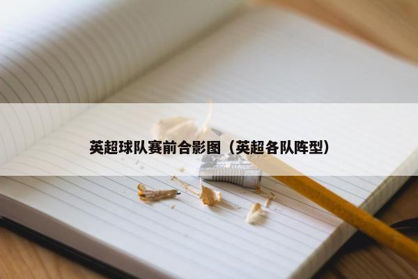 英超球队赛前合影图（英超各队阵型）