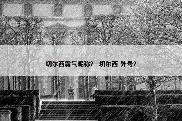 切尔西霸气昵称？ 切尔西 外号？