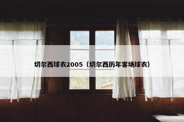 切尔西球衣2005（切尔西历年客场球衣）