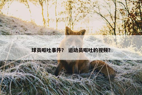 球员呕吐事件？ 运动员呕吐的视频？