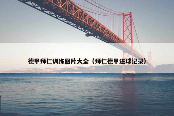 德甲拜仁训练图片大全（拜仁德甲进球记录）