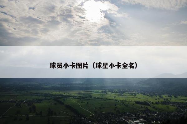球员小卡图片（球星小卡全名）
