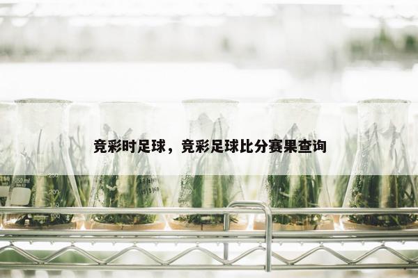 竞彩时足球，竞彩足球比分赛果查询