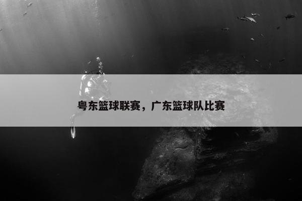 粤东篮球联赛，广东篮球队比赛