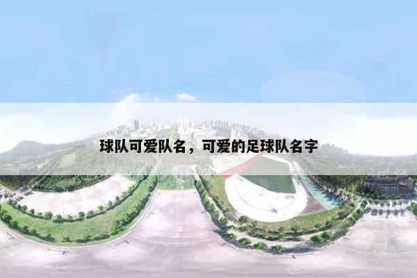 球队可爱队名，可爱的足球队名字