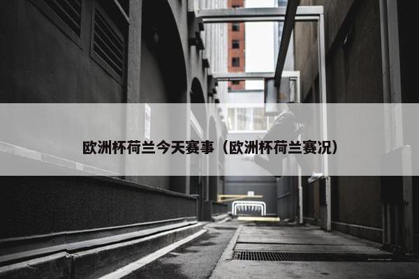 欧洲杯荷兰今天赛事（欧洲杯荷兰赛况）