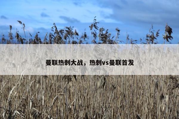 曼联热刺大战，热刺vs曼联首发