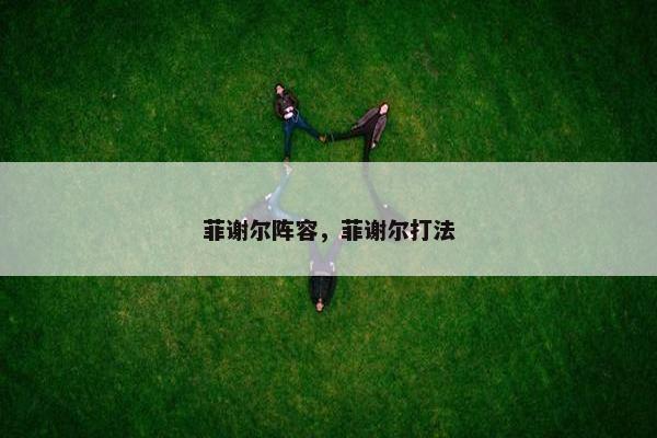 菲谢尔阵容，菲谢尔打法