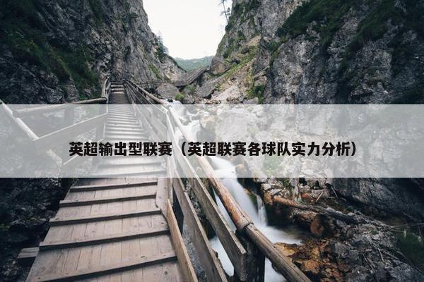 英超输出型联赛（英超联赛各球队实力分析）