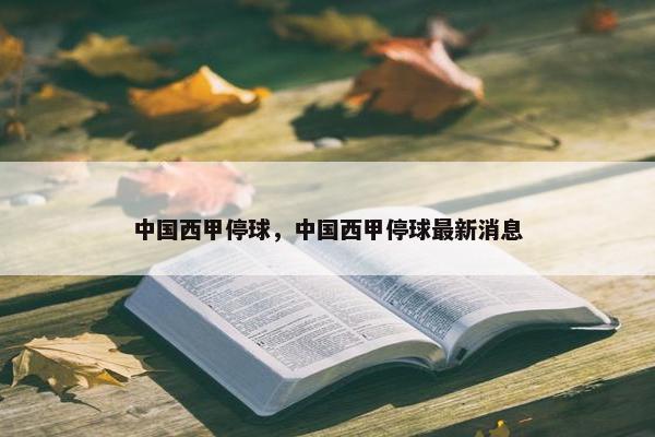 中国西甲停球，中国西甲停球最新消息
