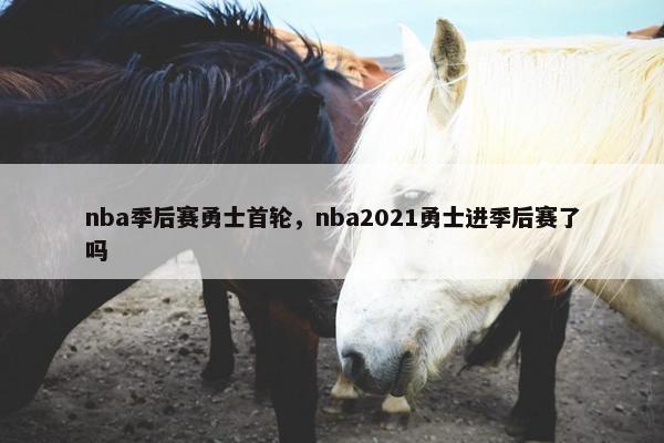 nba季后赛勇士首轮，nba2021勇士进季后赛了吗