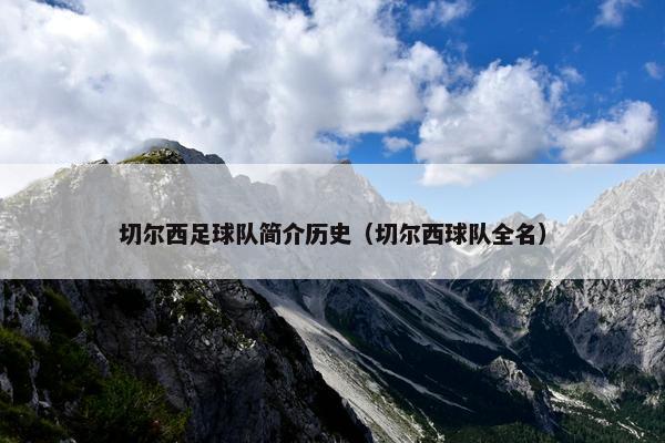 切尔西足球队简介历史（切尔西球队全名）
