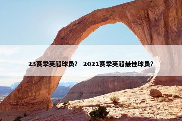 23赛季英超球员？ 2021赛季英超最佳球员？