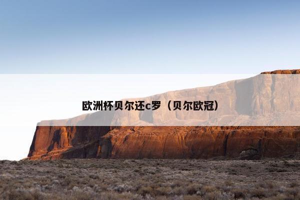 欧洲杯贝尔还c罗（贝尔欧冠）