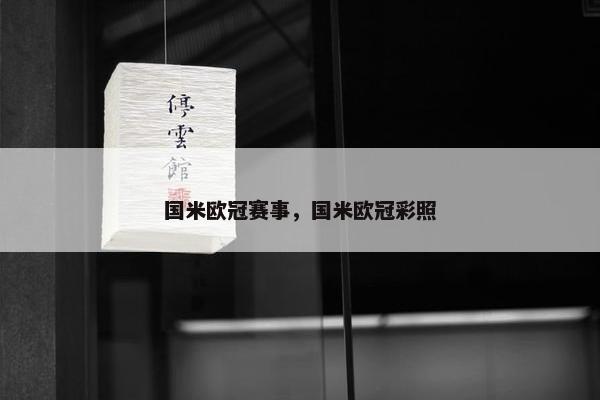 国米欧冠赛事，国米欧冠彩照