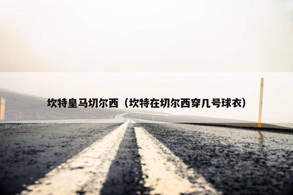 坎特皇马切尔西（坎特在切尔西穿几号球衣）