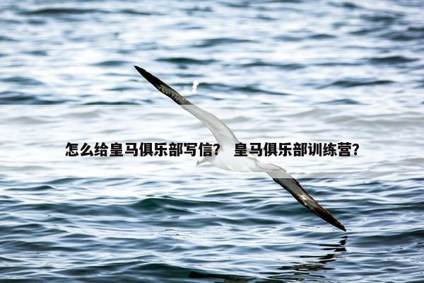 怎么给皇马俱乐部写信？ 皇马俱乐部训练营？