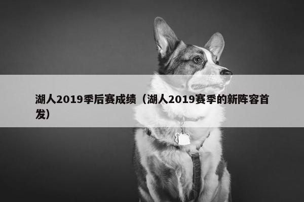 湖人2019季后赛成绩（湖人2019赛季的新阵容首发）