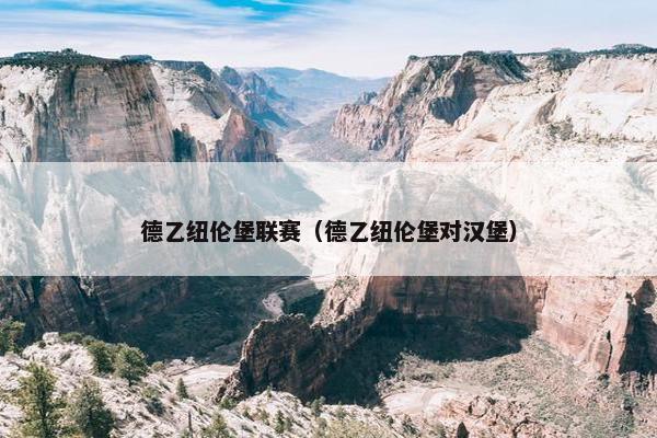 德乙纽伦堡联赛（德乙纽伦堡对汉堡）
