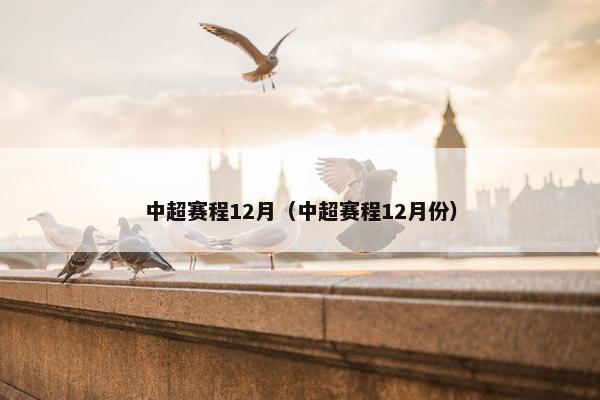 中超赛程12月（中超赛程12月份）