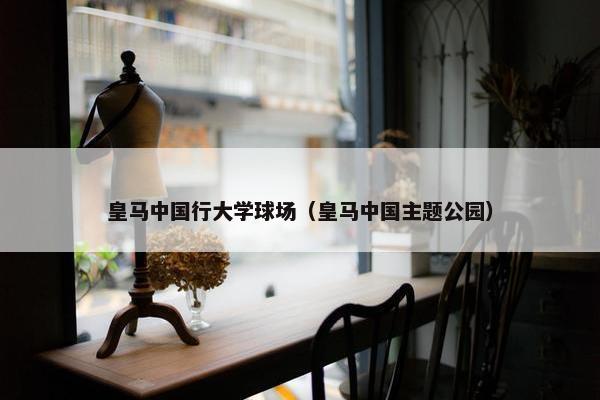 皇马中国行大学球场（皇马中国主题公园）